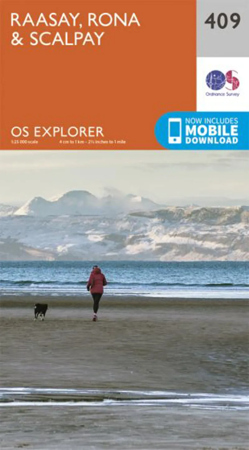 OS Explorer Map 409 - Raasay Rona and Scalpay